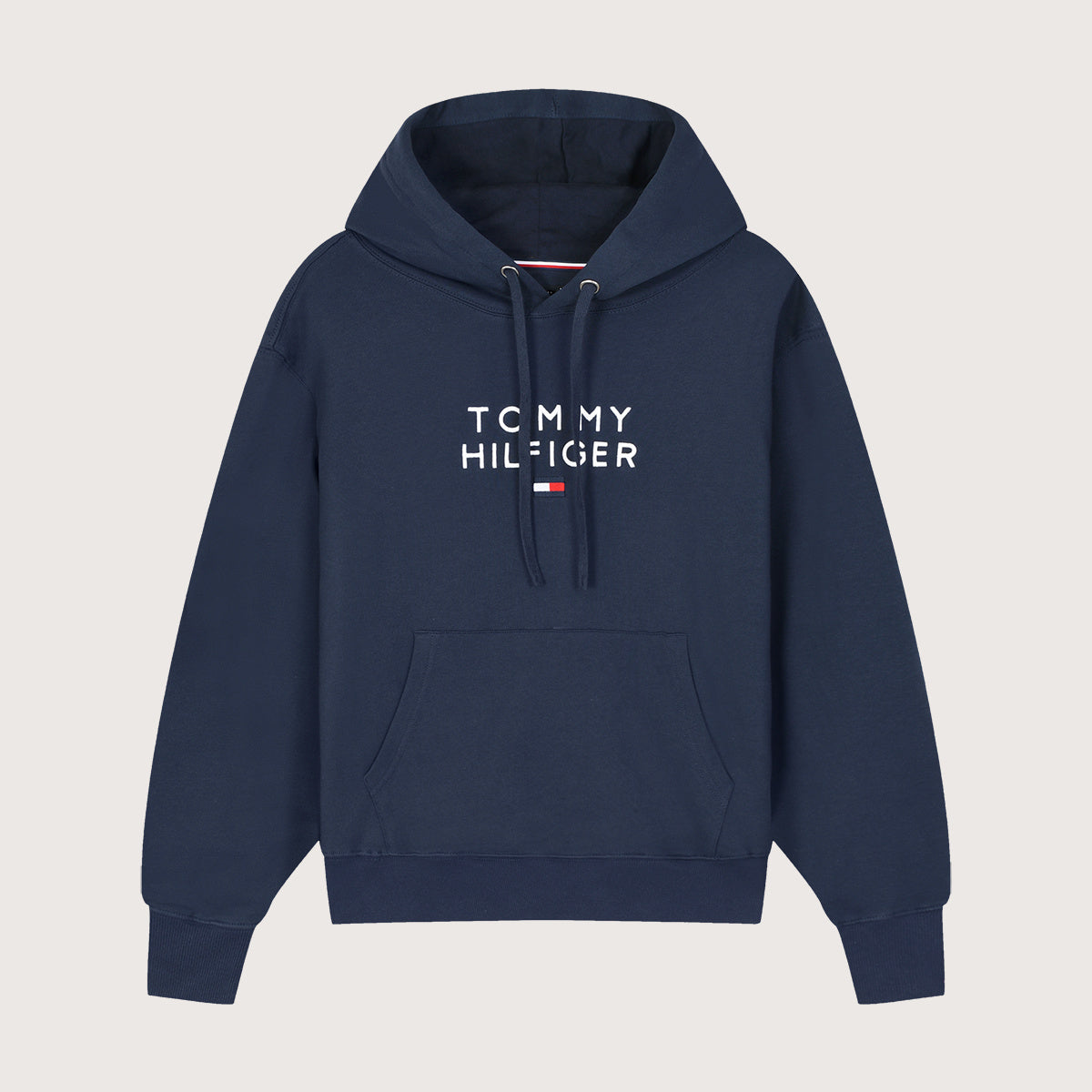 Klassisk Logo Hoodie – Stilren & Bekväm