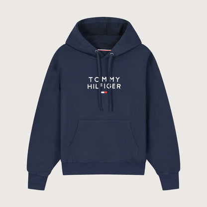 Klassisk Logo Hoodie – Stilren & Bekväm
