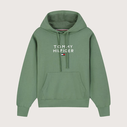Klassisk Logo Hoodie – Stilren & Bekväm