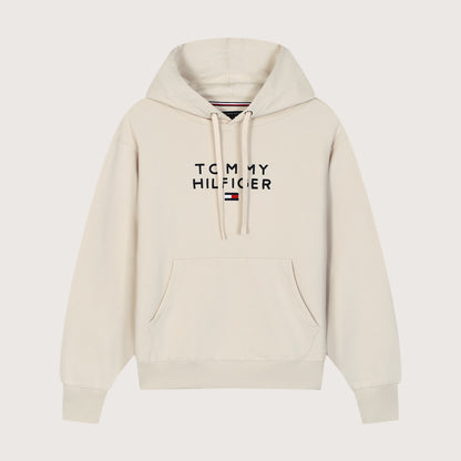 Klassisk Logo Hoodie – Stilren & Bekväm